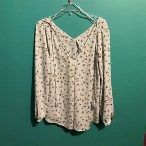 Lauren Conrad - Floral Tassel Tunic